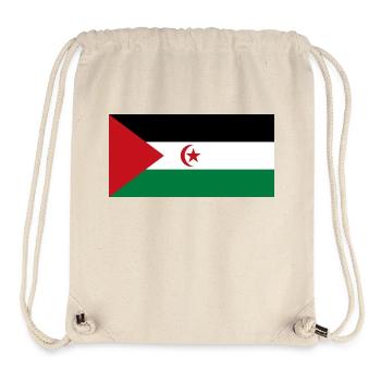 République arabe sahraouie démocratique - Sac à cordon recyclé Stanley/Stella - blanc naturel - Devant
