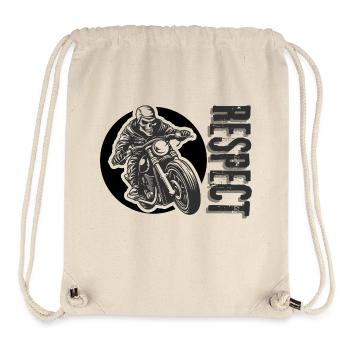 Motorrad Respect - Stanley/Stella recycelter Gym Bag - Naturweiß - Vorne