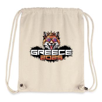 Griechenland 2025 Party Fuchs - Stanley/Stella recycelter Gym Bag - Naturweiß - Vorne