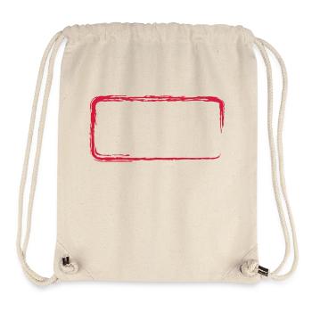 Rahmen_01 - Stanley/Stella recycelter Gym Bag - Naturweiß - Vorne