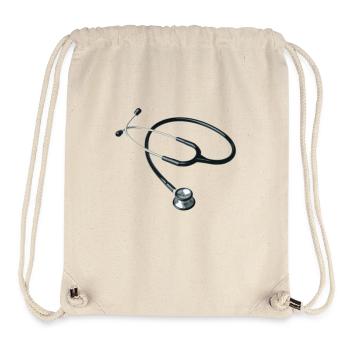 stethoscope doctor - Stanley/Stella Recycled Gym Bag - natural - Front