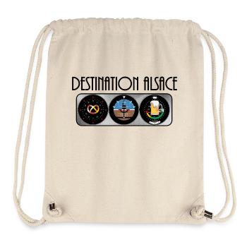 Destination Alsace BCB #tshirtalsace - Stanley/Stella Recycled Gym Bag - natural - Front