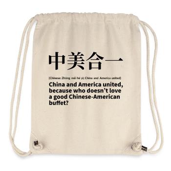 China - Stanley/Stella recycelter Gym Bag - Naturweiß - Vorne