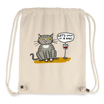 Arrêtons-nous un jour - Sac à cordon recyclé Stanley/Stella - blanc naturel - Devant