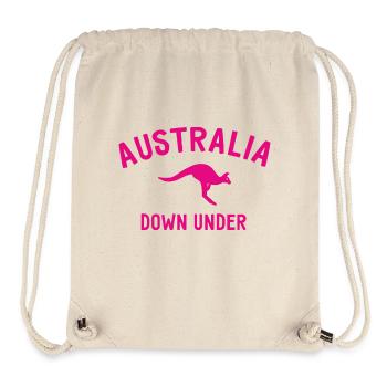 Australia - Down Under - Australia - Kangaroo - Stanley/Stella Recycled Gym Bag - natural - Front