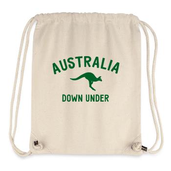 Australia - Down Under - Australia - Kangaroo - Stanley/Stella Recycled Gym Bag - natural - Front