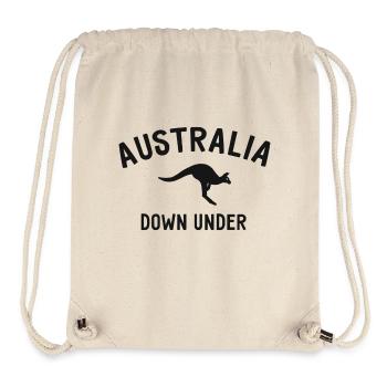 Australia - Down Under - Australia - Kangaroo - Stanley/Stella Recycled Gym Bag - natural - Front