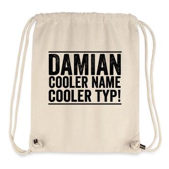 First name Damian - Stanley/Stella Recycled Gym Bag - natural - Front