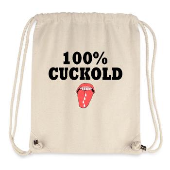 Cuckold - Stanley/Stella recycelter Gym Bag - Naturweiß - Vorne