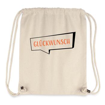 Congratulations two-tone - Stanley/Stella Recycled Gym Bag - natural - Front