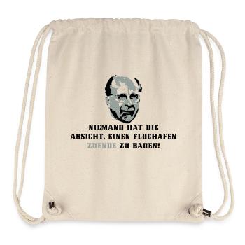 Flughafen Berlin - Stanley/Stella recycelter Gym Bag - Naturweiß - Vorne