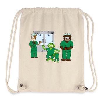 OP-Team aus "Kojo in der Handchirurgie" - Stanley/Stella recycelter Gym Bag - Naturweiß - Vorne