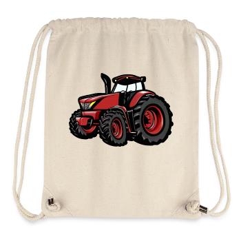 Neuer Roter Traktor - Stanley/Stella recycelter Gym Bag - Naturweiß - Vorne