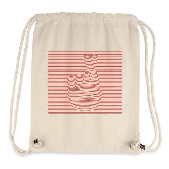 Fingers Crossed - Stanley/Stella recycelter Gym Bag - Naturweiß - Vorne
