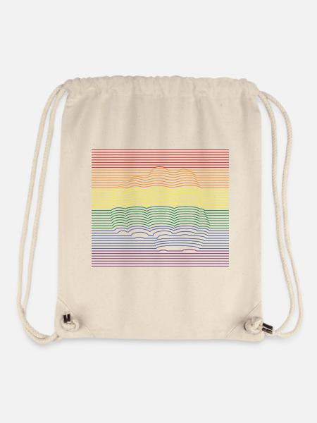 Fist Bump LGBTQ - Stanley/Stella recycelter Gym Bag - Naturweiß
