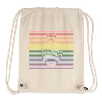 Love It bunt - Stanley/Stella recycelter Gym Bag - Naturweiß - Vorne