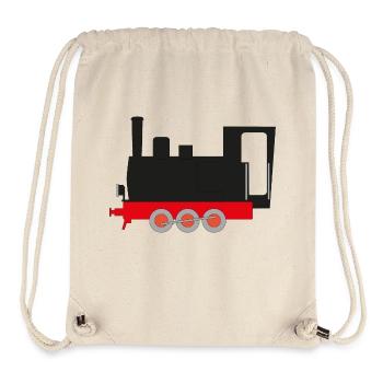 Kleine Lok für helle Produkte - Stanley/Stella recycelter Gym Bag - Naturweiß - Vorne