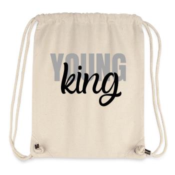 African Kente Art Young King African American - Stanley/Stella Recycled Gym Bag - natural - Front