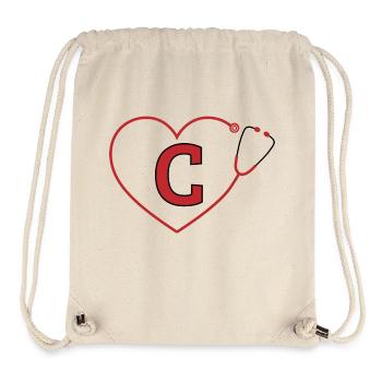 Letter c stethoscope - Stanley/Stella Recycled Gym Bag - natural - Front