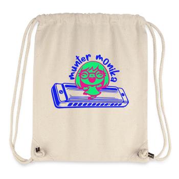 munter monika dancing on the Mundharmonika - Stanley/Stella recycelter Gym Bag - Naturweiß - Vorne