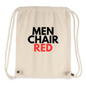 INDONET MenCret (Men Chair Red). - Stanley/Stella Recycled Gym Bag - natural - Front