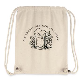 Ein Prosit der Gemütlichkeit - Stanley/Stella recycelter Gym Bag - Naturweiß - Vorne