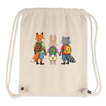 Back to CP - Stanley/Stella Recycled Gym Bag - natural - Front