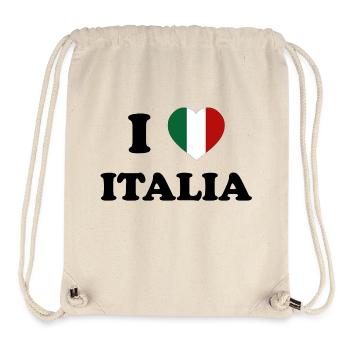 I LOVE ITALY - Stanley/Stella Recycled Gym Bag - natural - Front