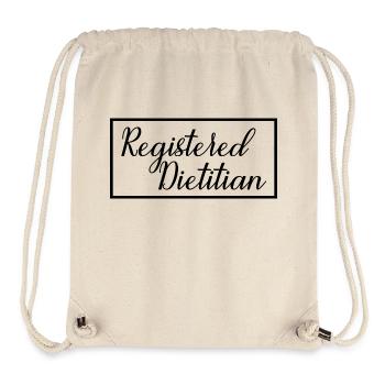 Registered Dietitian Proud Graduated Nutritionist - Stanley/Stella Recycled Gym Bag - natural - Front