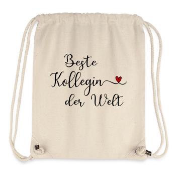 Meilleur collègue du monde - Sac à cordon recyclé Stanley/Stella - blanc naturel - Devant