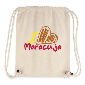 I Love Passion Fruit - Stanley/Stella Recycled Gym Bag - natural - Front