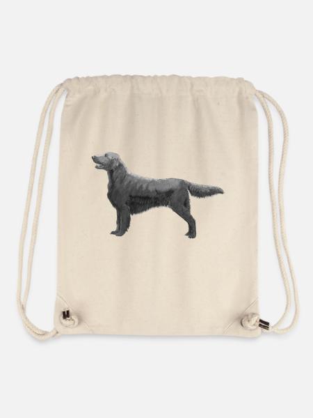 Flatcoated Retriever - Stanley/Stella Recycled Gym Bag - natural