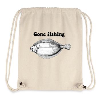 Gone fishing - Stanley/Stella Recycled Gym Bag - natural - Front