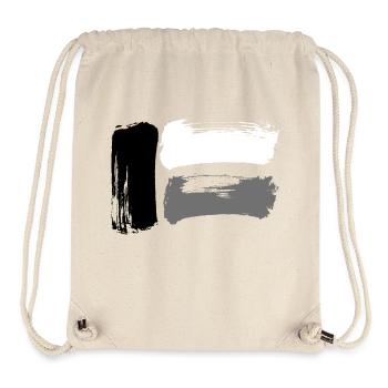 Flag Abstract - Stanley/Stella Recycled Gym Bag - natural - Front