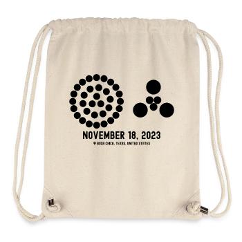 Star ship Launch - November 18, 2023 - Stanley/Stella Recycled Gym Bag - natural - Front