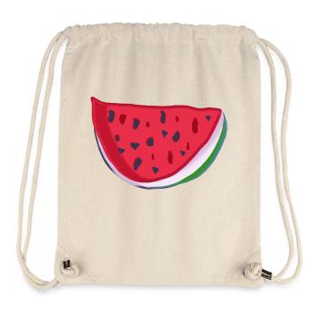Watermelon - Stanley/Stella Recycled Gym Bag - natural - Front