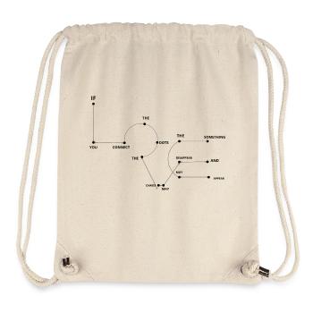 Liebesstich gebunden - Stanley/Stella recycelter Gym Bag - Naturweiß - Vorne