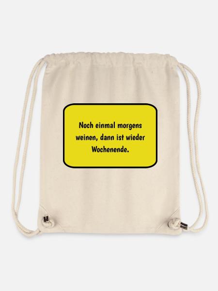 Weinen - Stanley/Stella recycelter Gym Bag - Naturweiß