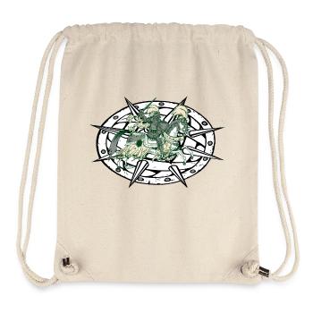 ritter mit pferd - Stanley/Stella recycelter Gym Bag - Naturweiß - Vorne