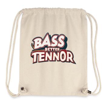 Bass Better Tenor - Stanley/Stella recycelter Gym Bag - Naturweiß - Vorne