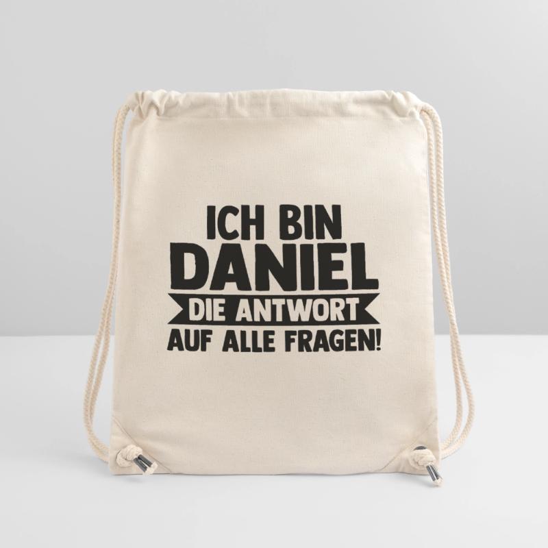 First name Daniel Stanley/Stella Recycled Gym Bag