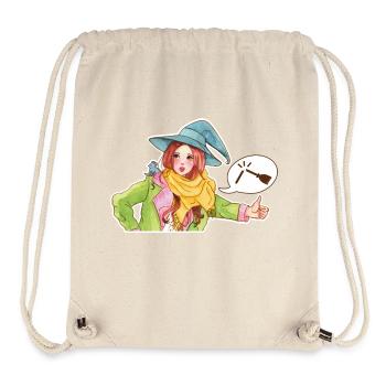 Witch hitchhiker's guide - broom is broken! - Stanley/Stella Recycled Gym Bag - natural - Front