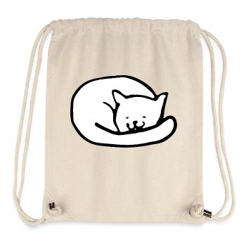 Süße Katze - Stanley/Stella recycelter Gym Bag - Naturweiß - Vorne