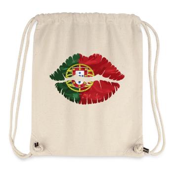 Kuss Portugal - Stanley/Stella recycelter Gym Bag - Naturweiß - Vorne