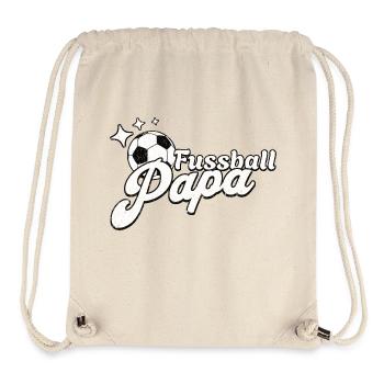 Cooles Fussball Papa Design für echt Fußball Fans - Stanley/Stella recycelter Gym Bag - Naturweiß - Vorne