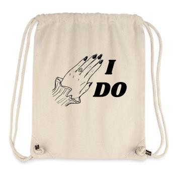 I do - Engagement - Stanley/Stella Recycled Gym Bag - natural - Front