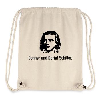 Schiller: Donner und Doria! - Stanley/Stella recycelter Gym Bag - Naturweiß - Vorne