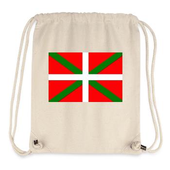 Baskische Flagge - Stanley/Stella recycelter Gym Bag - Naturweiß - Vorne
