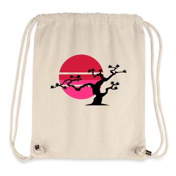 japanischer_baum_2 - Stanley/Stella recycelter Gym Bag - Naturweiß - Vorne