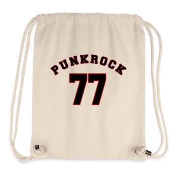 Punkrock 77 - Stanley/Stella recycelter Gym Bag - Naturweiß - Vorne